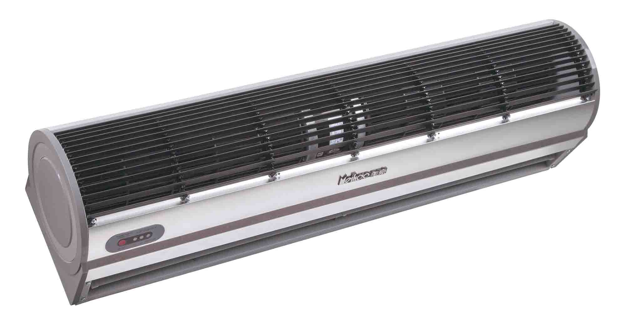 slim cold low profile Air Curtain for overhead doors